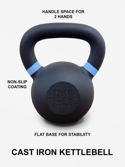 Cast Iron Neoprene Kettlebells for Fitness Training (2-28Kg)